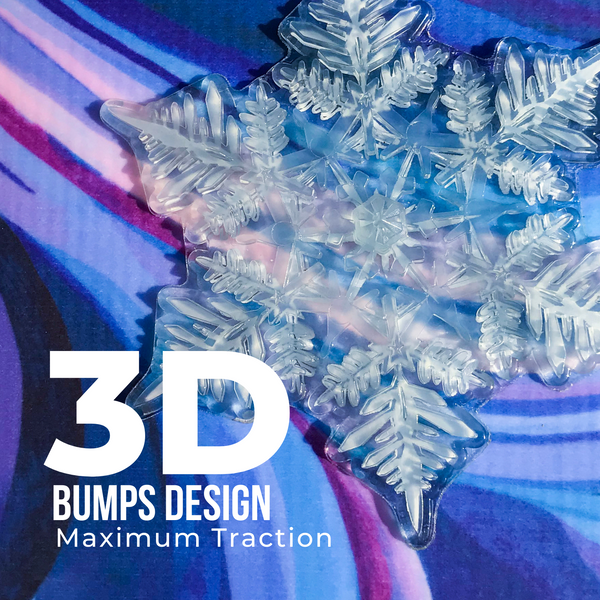 3D Transparent Snowflake Stomp Pads (5.11