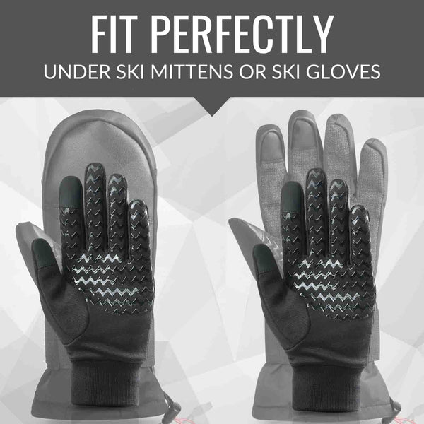 Snowboard & Ski Gloves Touchscreen Liner